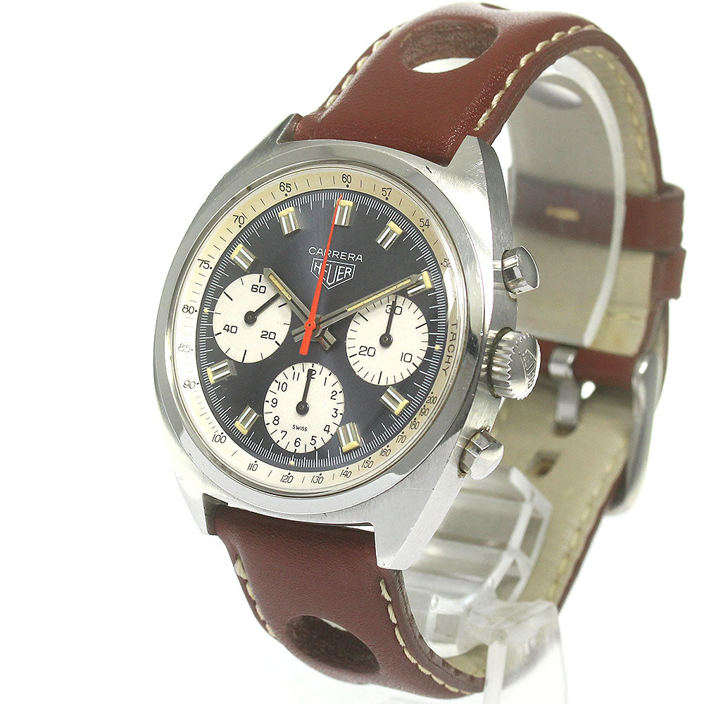 Heuer Carrera Chronograph cal.7736 Navy Dial Hand Winding Men's Watch_834831