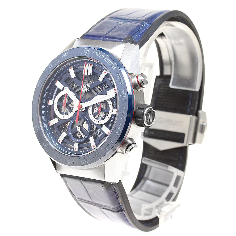 TAG HEUER Carrera Caliber Heuer 02 CBG2A11 Chronograph skeleton Dial Automatic Men's Watch_834834