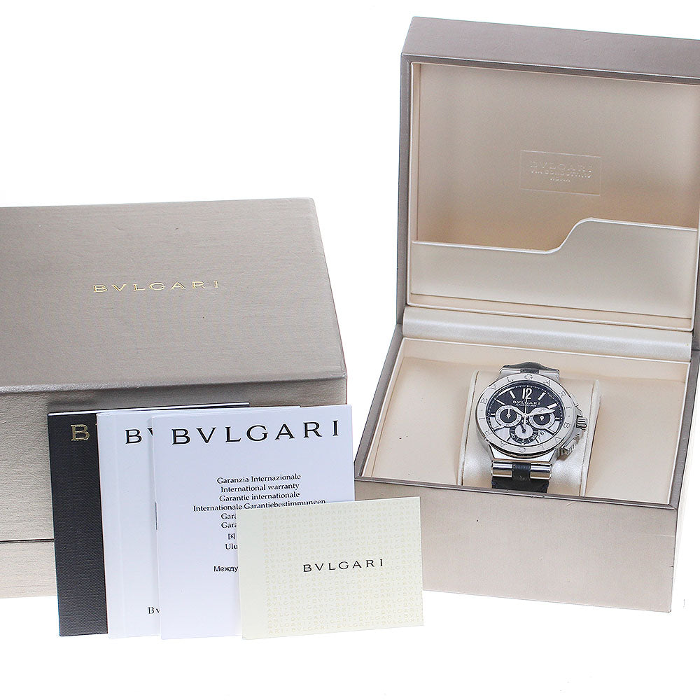 BVLGARI Diagono Caribillo 303 DG42SCH Chronograph Automatic Men's Watch_834857