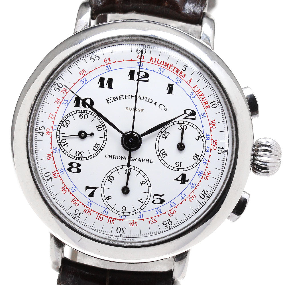 EBERHARD replica 36008 Chronograph white Dial Hand Winding Men's Watch_834865