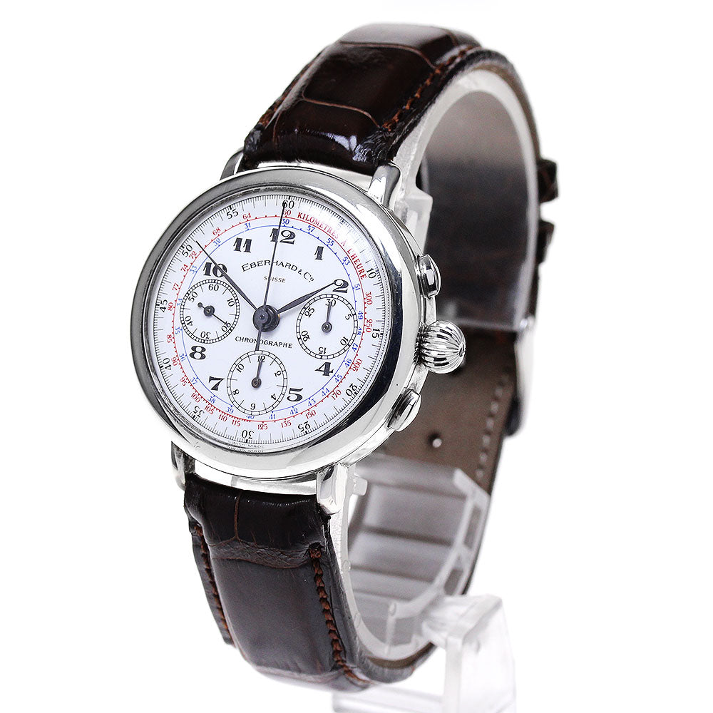 EBERHARD replica 36008 Chronograph white Dial Hand Winding Men's Watch_834865