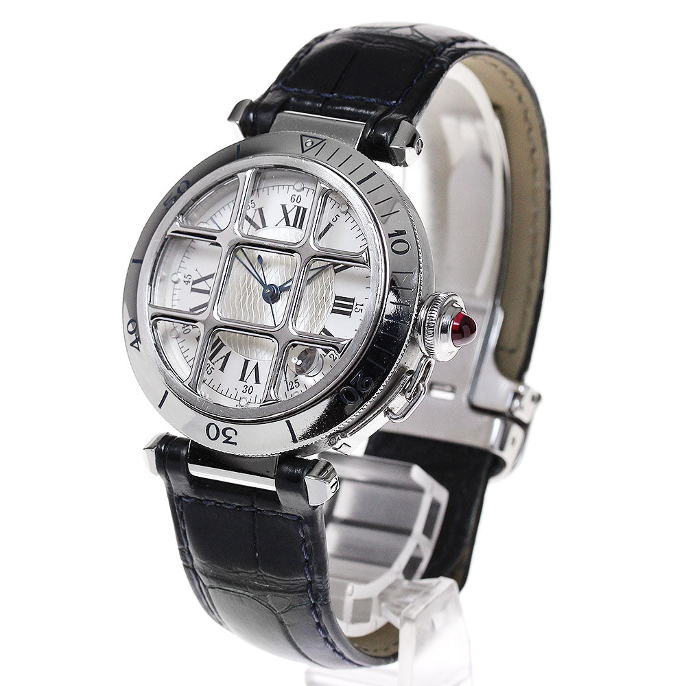 CARTIER Pasha grid W3102255 150th anniversary model limited to 1847 pieces Silver Dial Automatic Men's Watch_834908