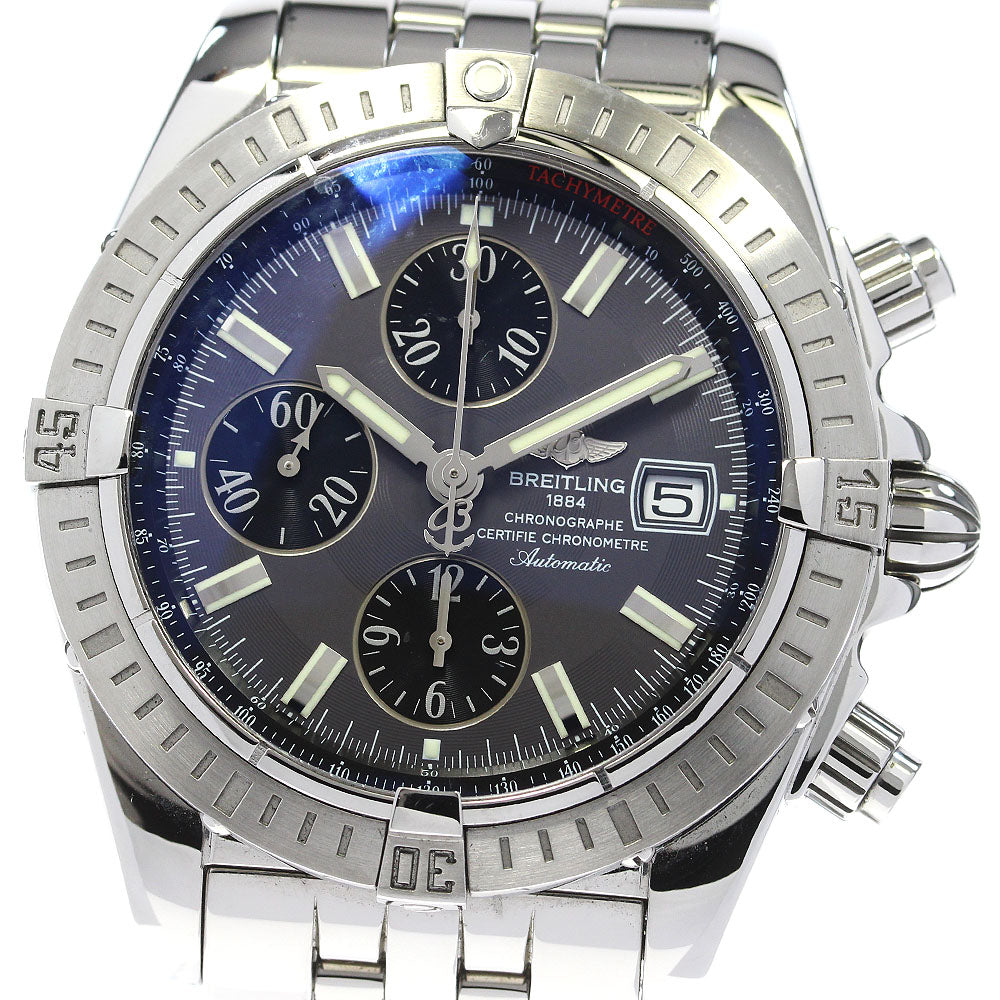 BREITLING Chronomat Evolution A13356 Date gray Dial Automatic Men's Watch_834929