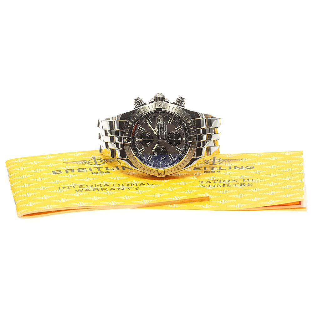 BREITLING Chronomat Evolution A13356 Date gray Dial Automatic Men's Watch_834929