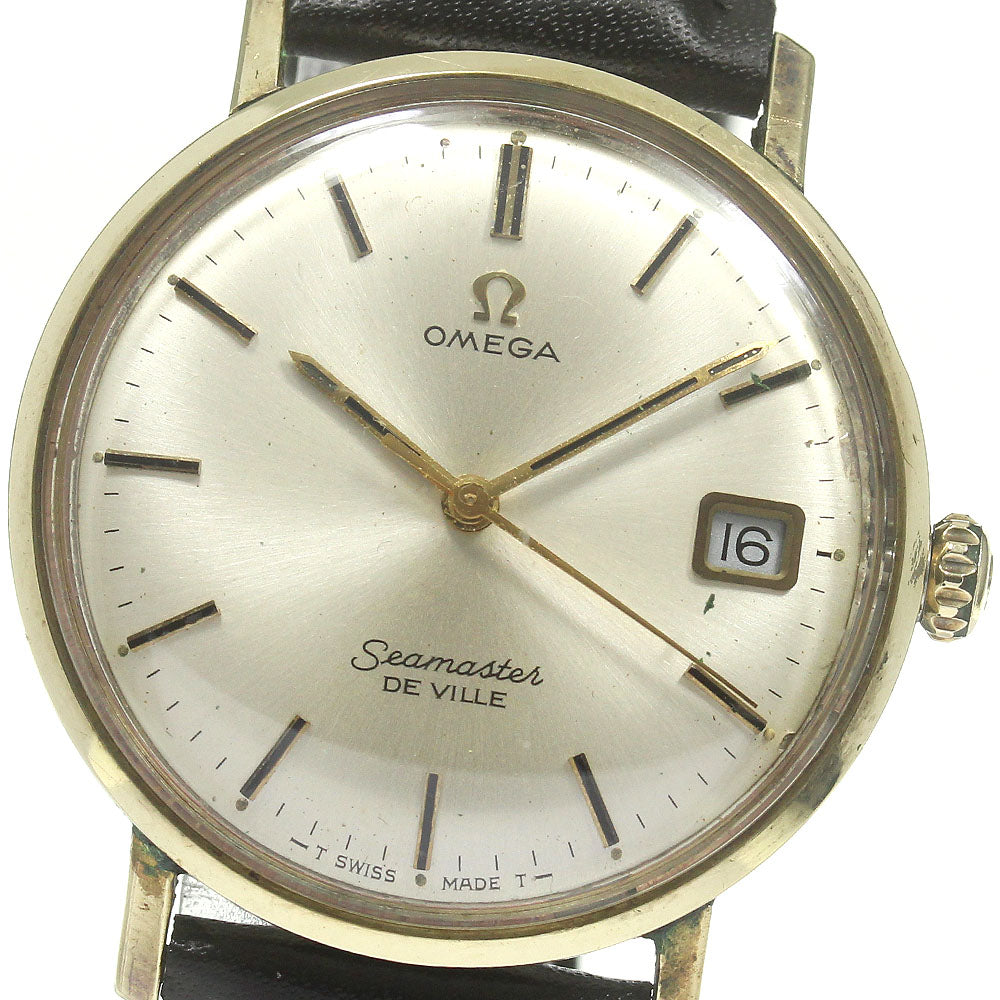 OMEGA SeamasterDe Ville Date Silver Dial Hand Winding Men's Watch_834953