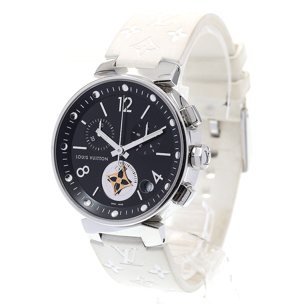 LOUIS VUITTON Tambour Moonstar GM Q8D11 Chronograph Quartz Men's Watch_834969