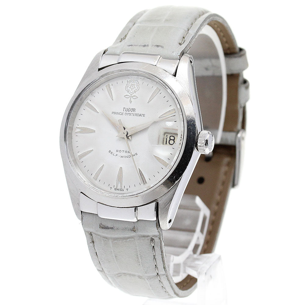 TUDOR Prince Oyster Date 7966/0 Cal.2484 Big Rose Silver Dial Automatic Men's Watch_835052