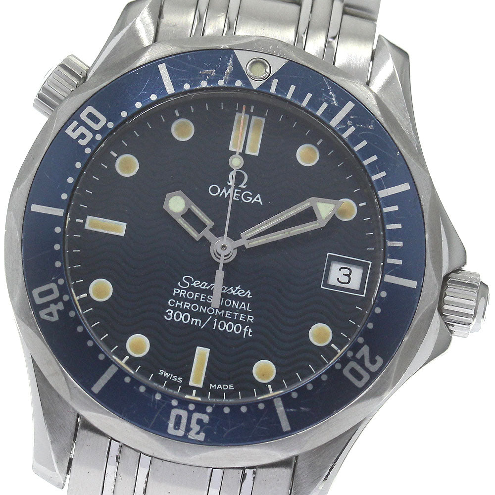 OMEGA Seamaster 300m 2551.80 Date Navy Dial Automatic Boy's Watch_835108