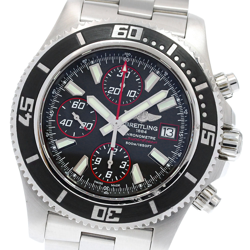 BREITLING Super Ocean A13341 Chronograph black Dial Automatic Men's Watch_835113