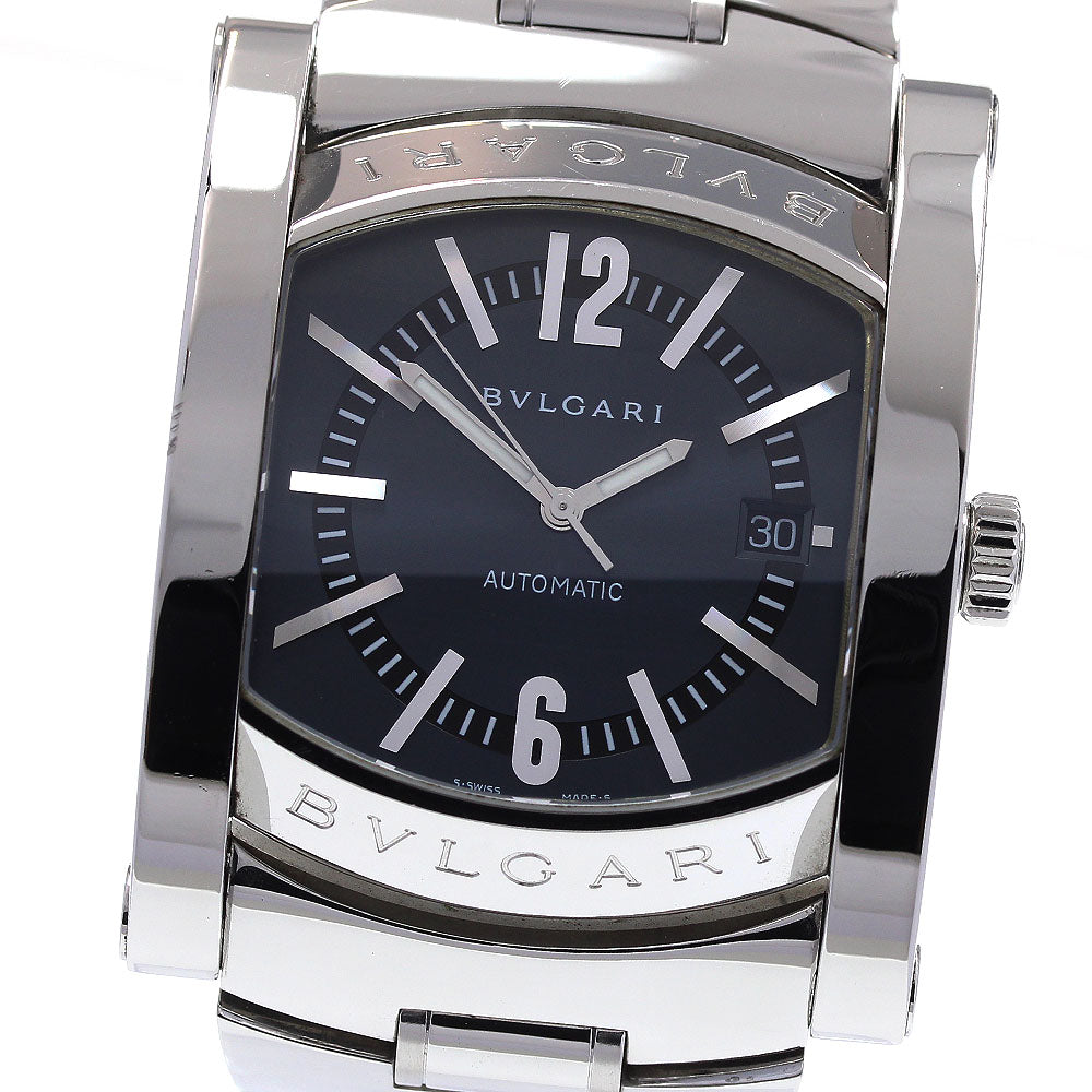 BVLGARI Assioma AA48S Date Gray Dial Automatic Men's Watch_835116