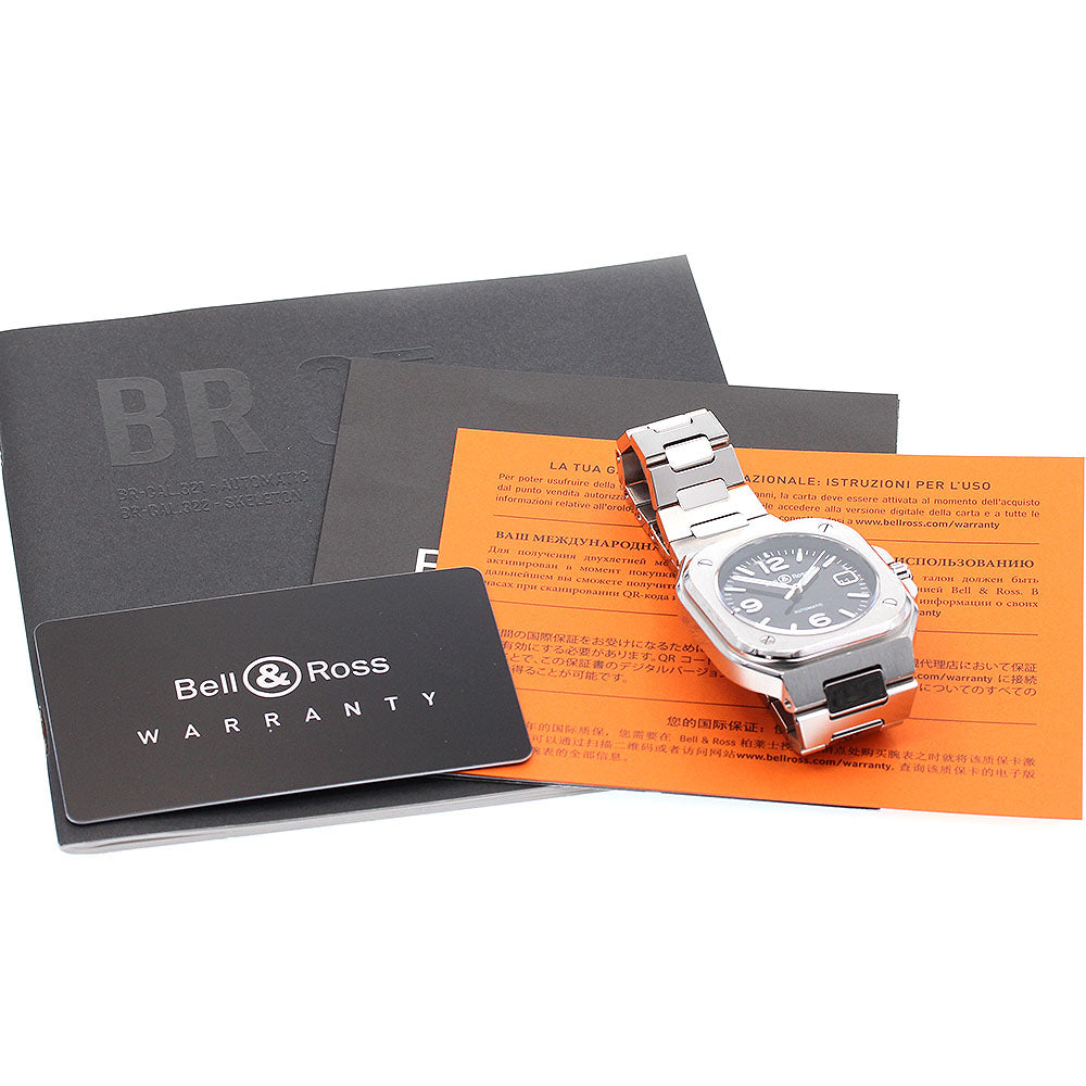 Bell＆Ross BR05 Black Steel BR05A-BL-ST/SST Date Automatic Men's Watch_835132