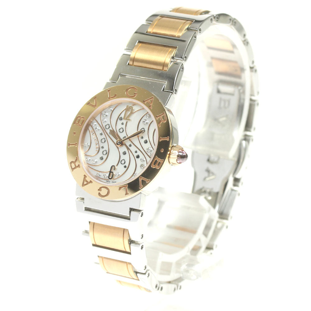 BVLGARI BVLGARIBVLGARI BBLP26SG Japan limited White shell Dial Ladies_835135