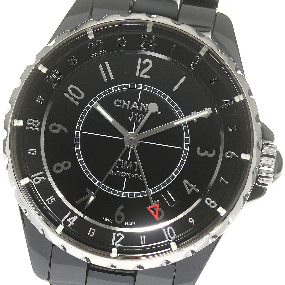 CHANEL J12 GMT H3102 Black ceramic black Dial Automatic Men's Watch_835168