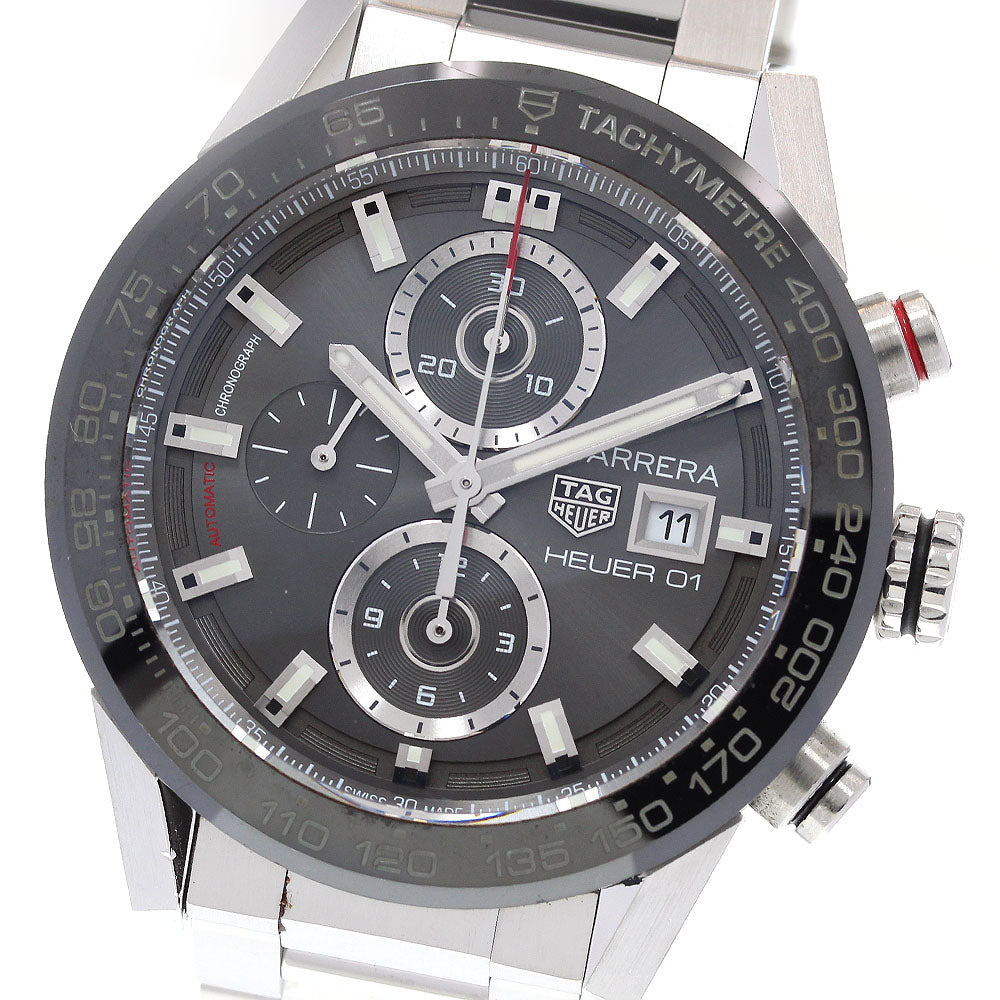 TAG HEUER Carrera CAR201W Chronograph gray Dial Automatic Men's Watch_835236
