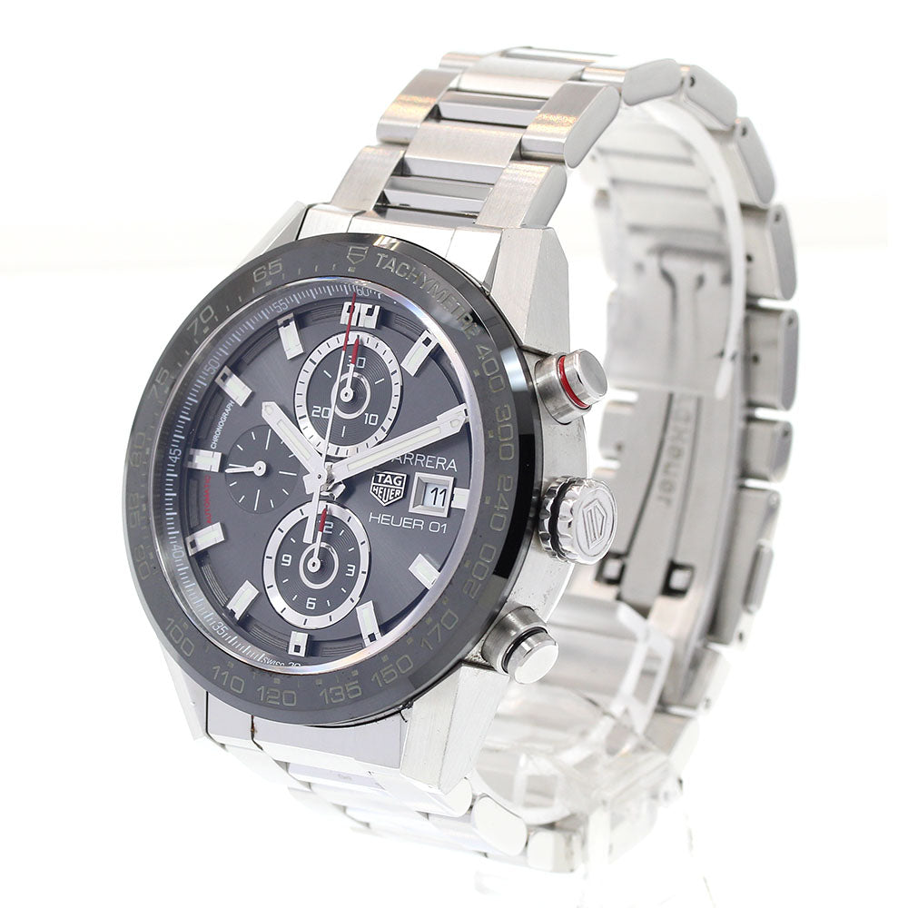 TAG HEUER Carrera CAR201W Chronograph gray Dial Automatic Men's Watch_835236