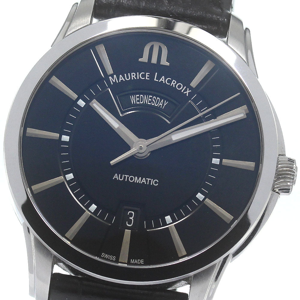 MAURICE LACROIX Pontos PT6358 Day date black Dial Automatic Men's Watch_835244
