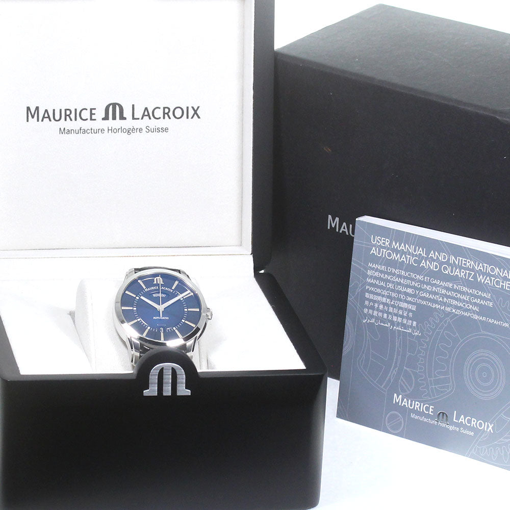 MAURICE LACROIX Pontos PT6358 Day date black Dial Automatic Men's Watch_835244