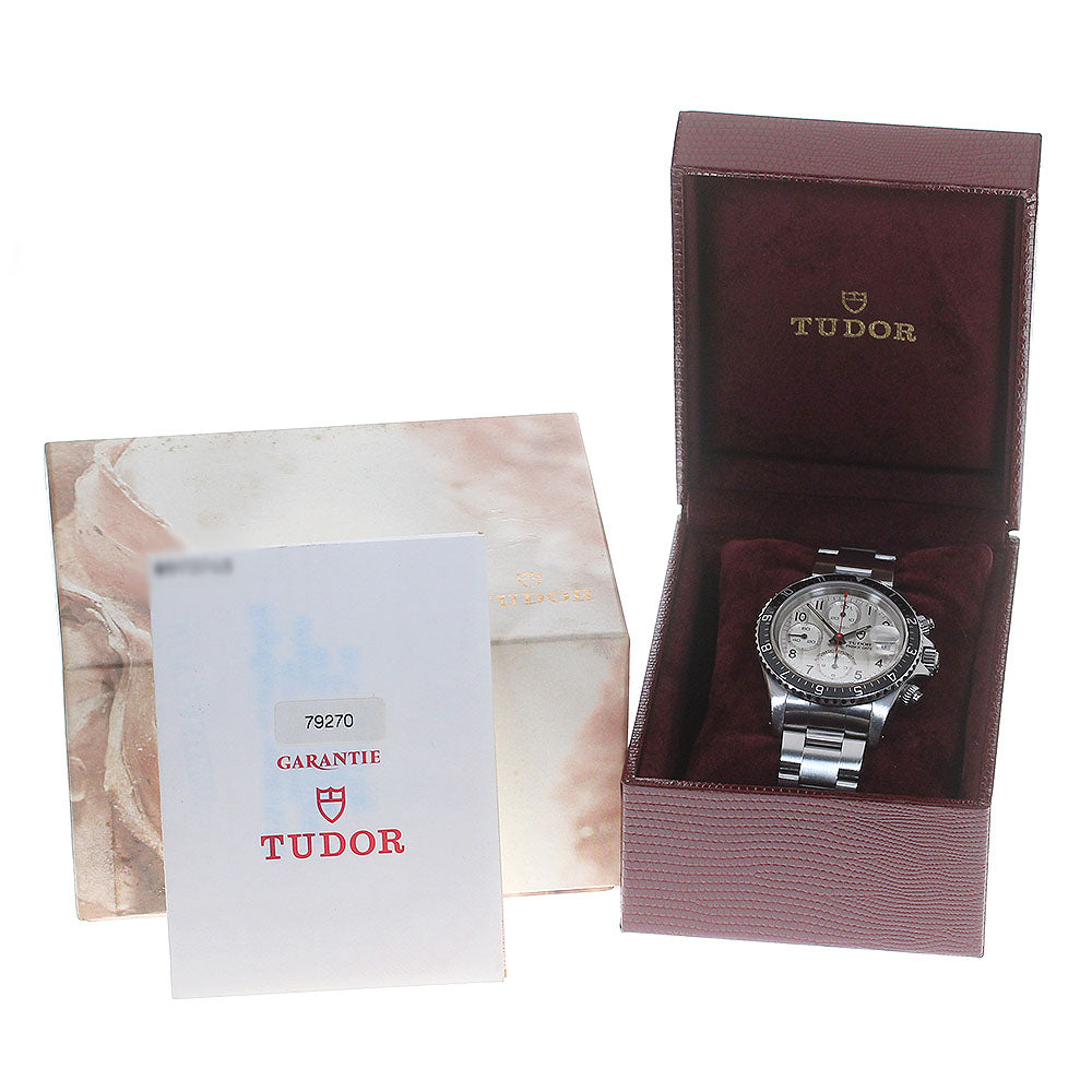 TUDOR Prince Date Chrono Time 79270 Silver Dial Automatic Men's Watch_835351