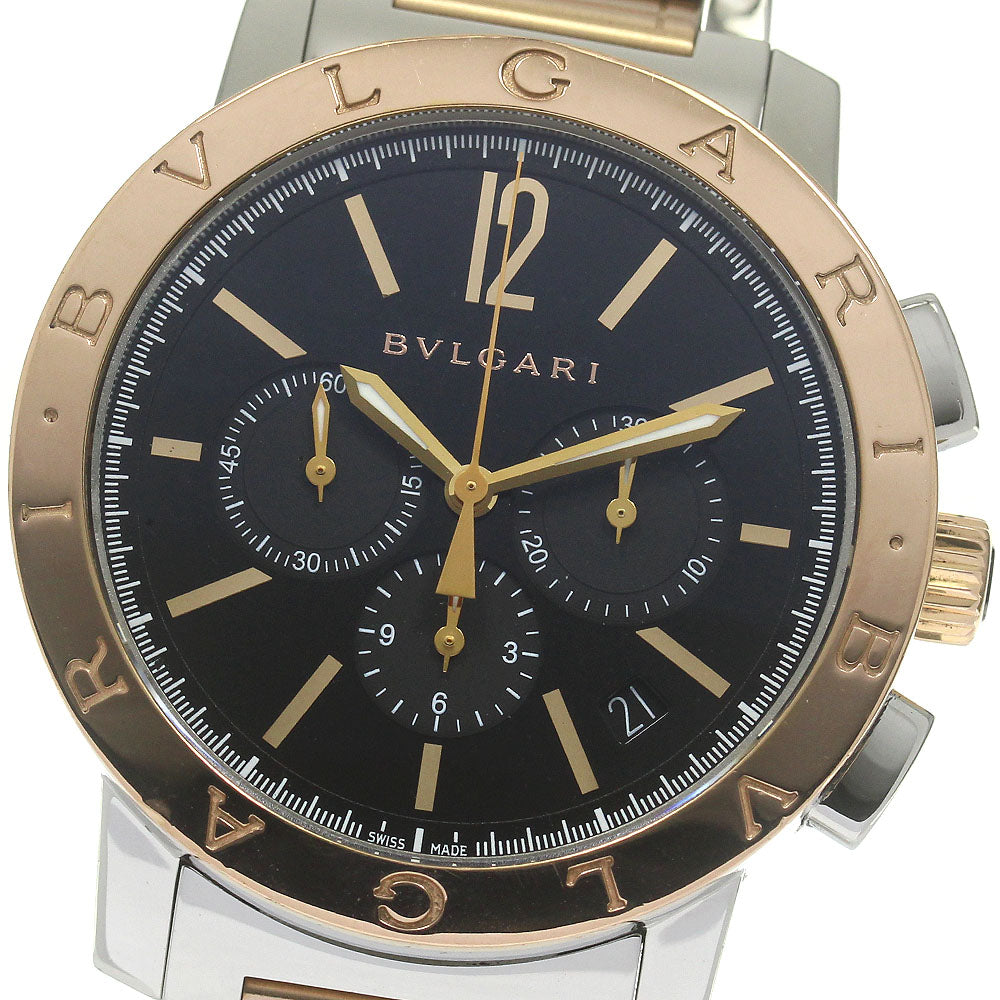 BVLGARI BVLGARIBVLGARI BB41SPGCH Chronograph black Automatic Men's Watch_835380