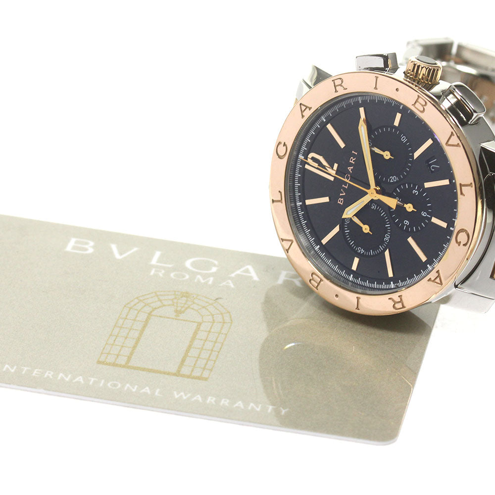BVLGARI BVLGARIBVLGARI BB41SPGCH Chronograph black Automatic Men's Watch_835380