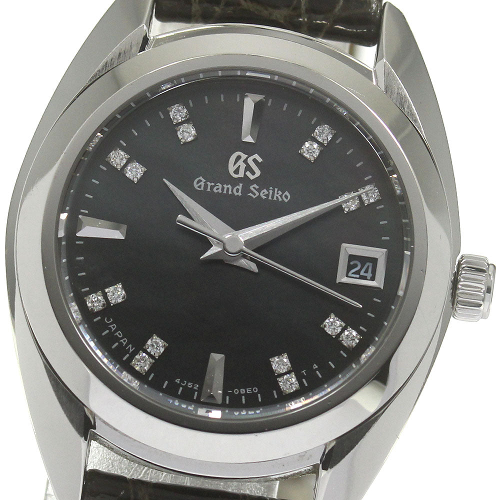 SEIKO Grand Seiko STGF289/4J52-0AC0 index diamond date Black shell Dial Quartz Ladies Watch_835381