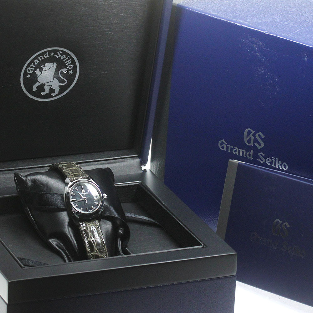 SEIKO Grand Seiko STGF289/4J52-0AC0 index diamond date Black shell Dial Quartz Ladies Watch_835381