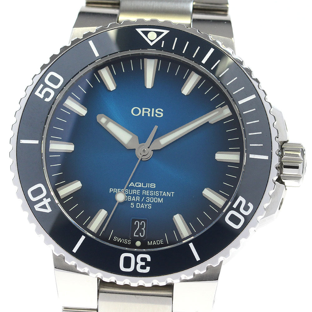 ORIS Aquis 01 400 7763 4135 Date blue Dial Automatic Men's Watch_835432