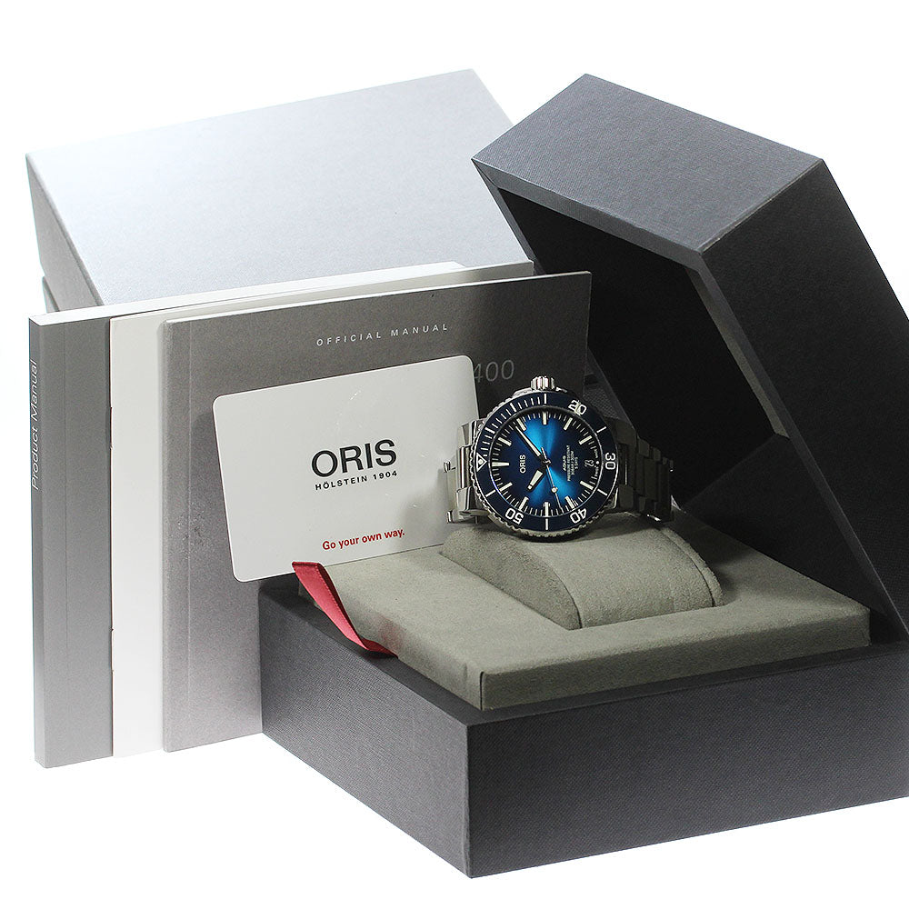 ORIS Aquis 01 400 7763 4135 Date blue Dial Automatic Men's Watch_835432