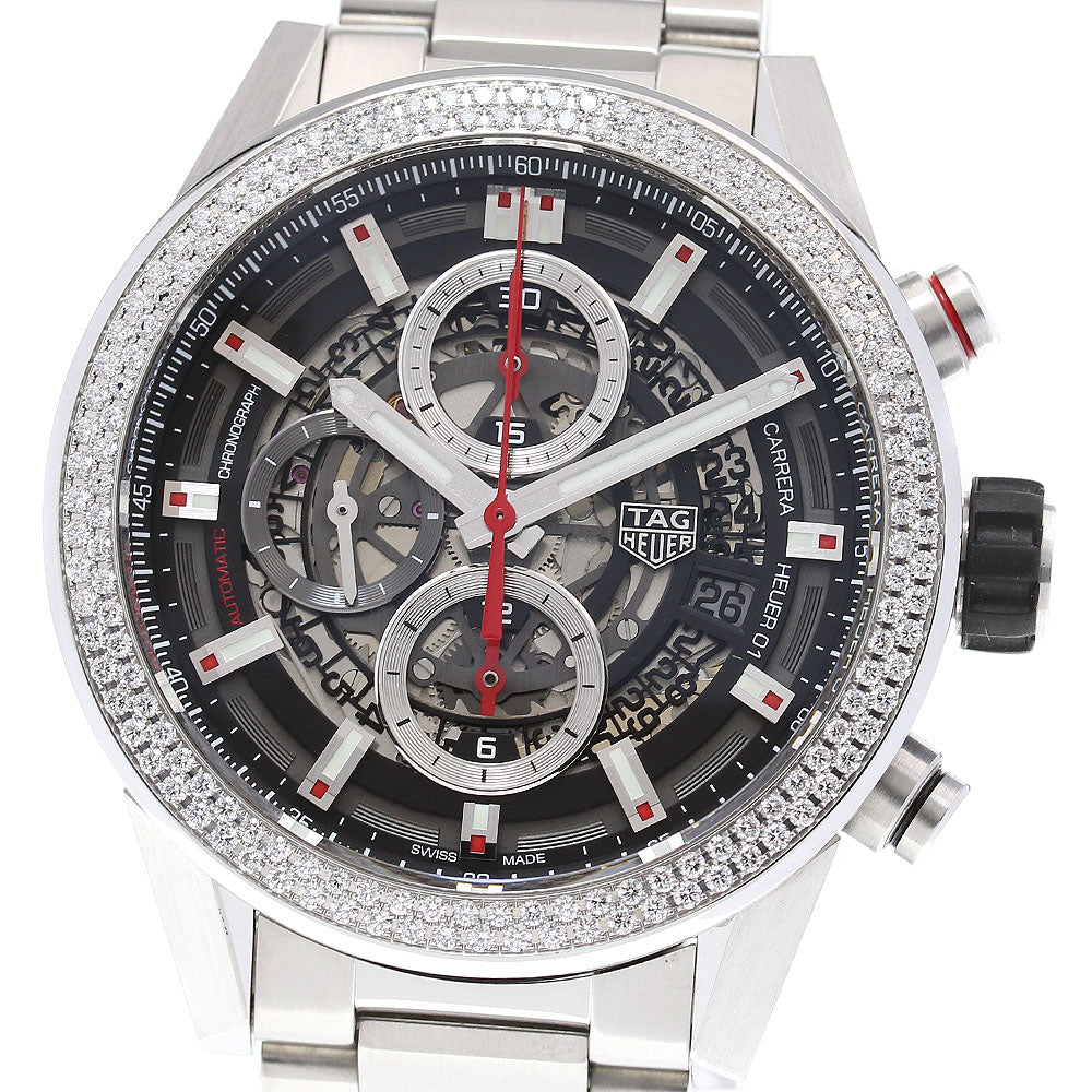TAG HEUER Carrera CAR201P.BA0766 Caliber HEUER01 Diamond Bezel AT Men's_835433