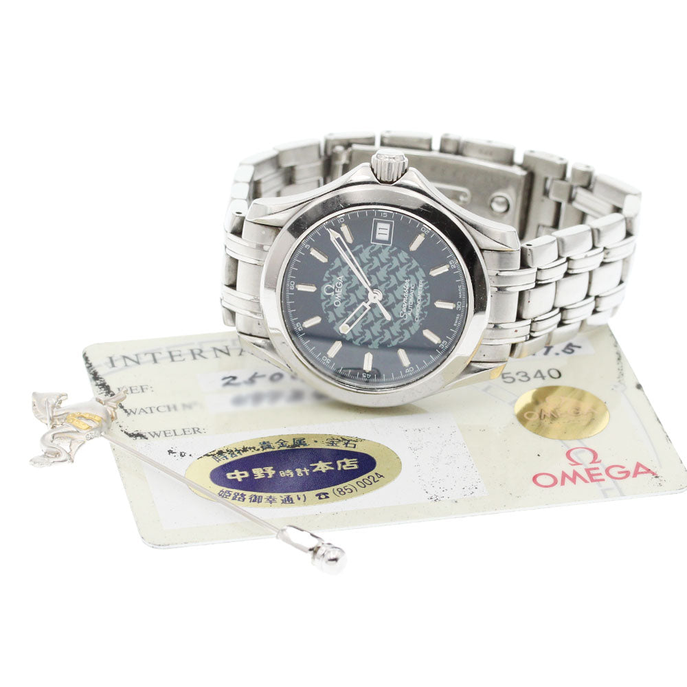 OMEGA Seamaster120 Jack Mayol 2500.80 blue Dial Automatic Men's Watch_835436