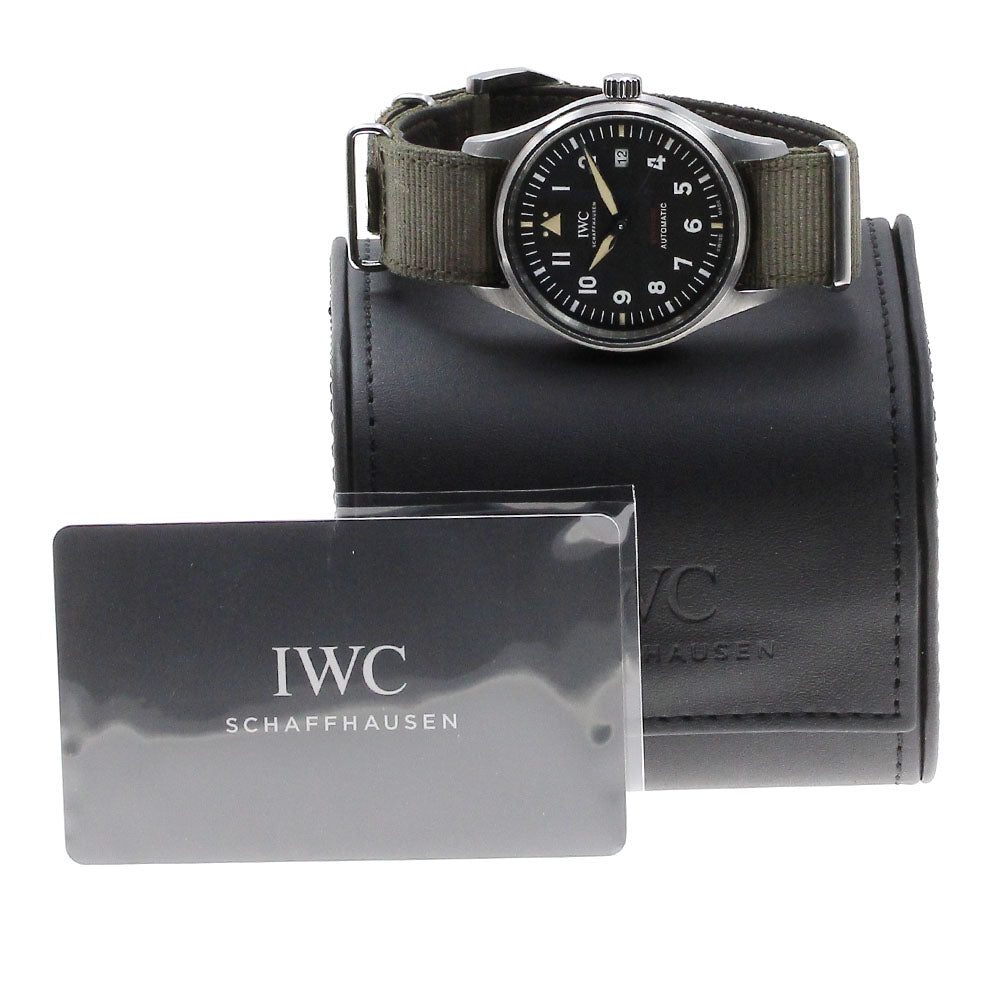 IWC SCHAFFHAUSEN Pilot watch spitfire IW326801 black Dial Automatic Men's_835462