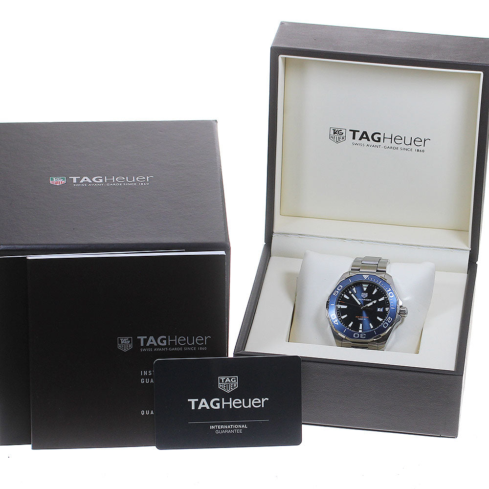 TAG HEUER Aqua racer WAY101C.BA0746 Date Navy Dial Quartz Men's Watch_835555