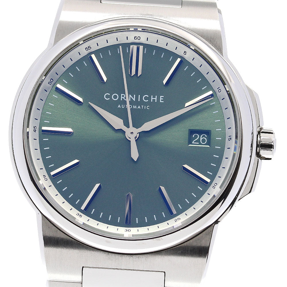 CORNICHE La Grande Corniche CW-91870 Date Green Dial Automatic Men's _835568