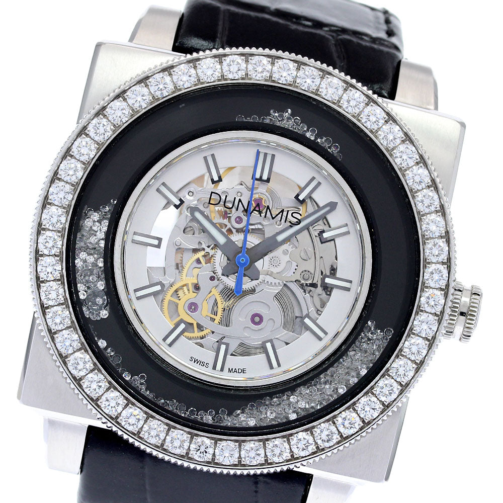 DUNAMIS Hubris HBS0002 Diamond Bezel skeleton Dial Automatic Men's Watch_835577