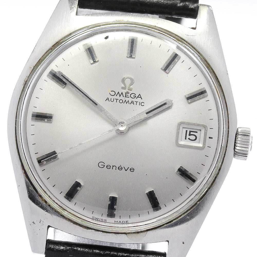 OMEGA Geneve 166.041 Date Cal.565 Silver Dial Automatic Men's Watch_835670
