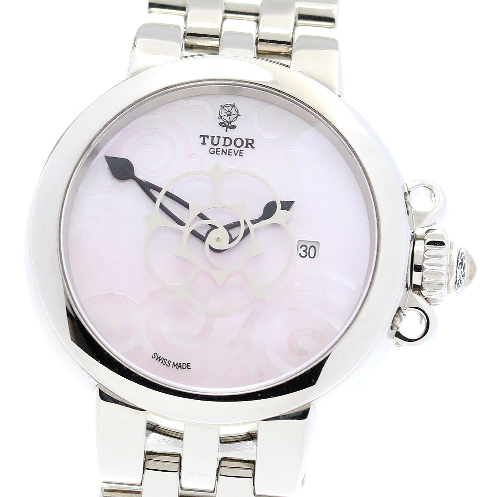 TUDOR Claire de Rose 35400 Date Pink shell Dial Automatic Ladies Watch_835682