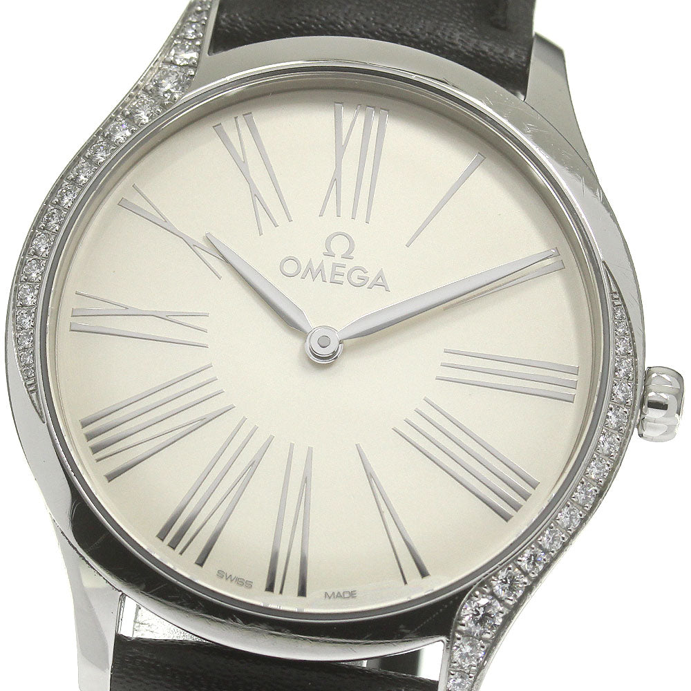 OMEGA De Ville Tresor 428.18.36.60.02.001 Diamond Bezel Quartz Men's_835690