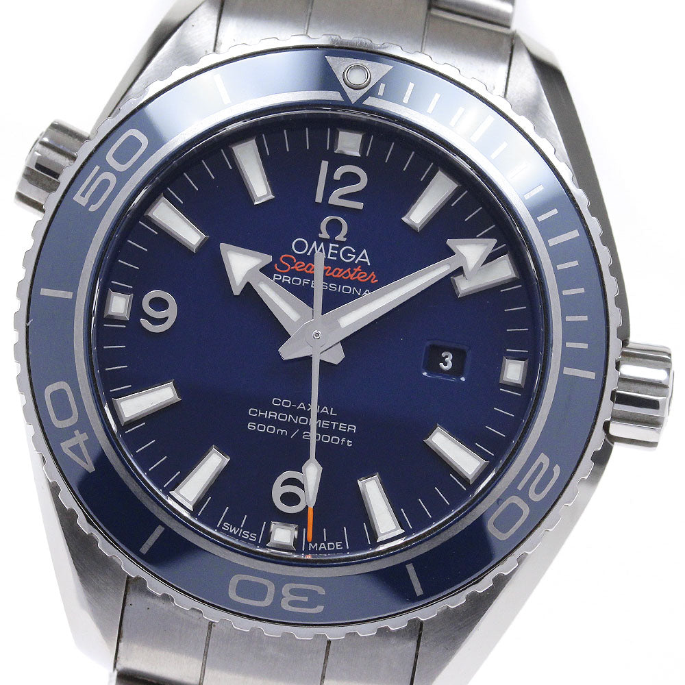 OMEGA Seamaster Planet Ocean 232.90.38.20.03.001 Navy Dial AT Boy's Watch_835699