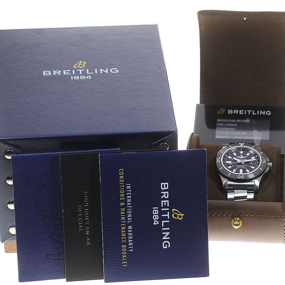 BREITLING Super Ocean 44 Special Y17393 Date black Dial Automatic Men's_835713