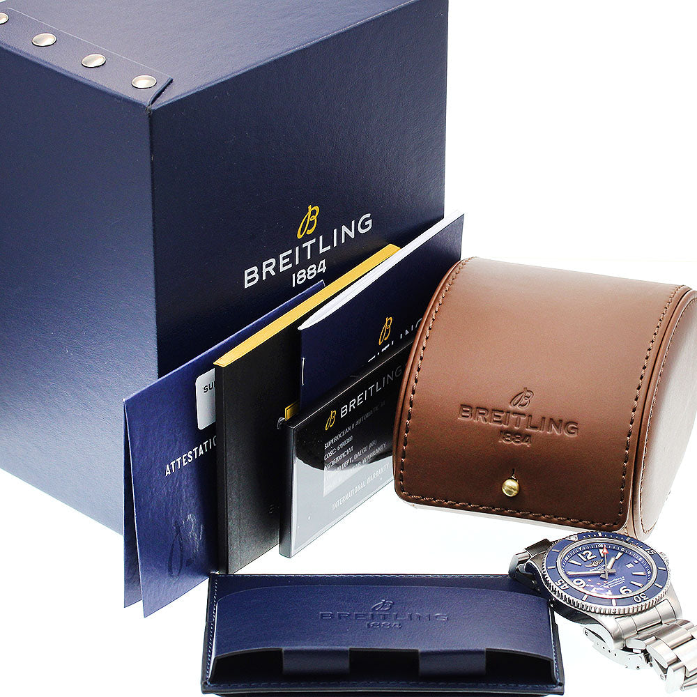 BREITLING Super Ocean 44 A17367 Date blue Dial Automatic Men's Watch_835714