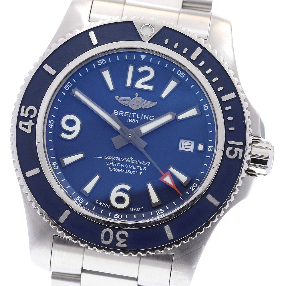 BREITLING Super Ocean 44 A17367 Date blue Dial Automatic Men's Watch_835714