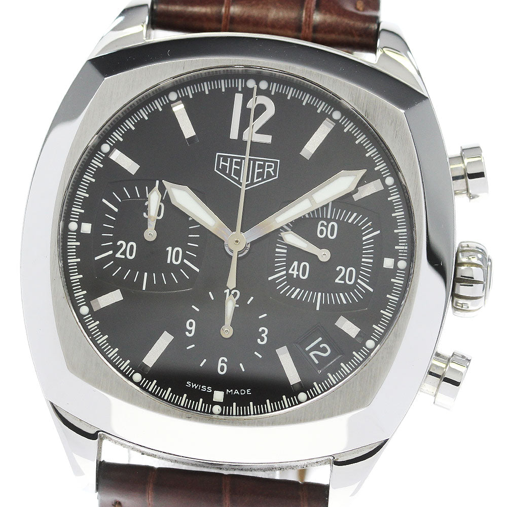 Heuer Monza CR2110 Chronograph black Dial Automatic Men's Watch_835716