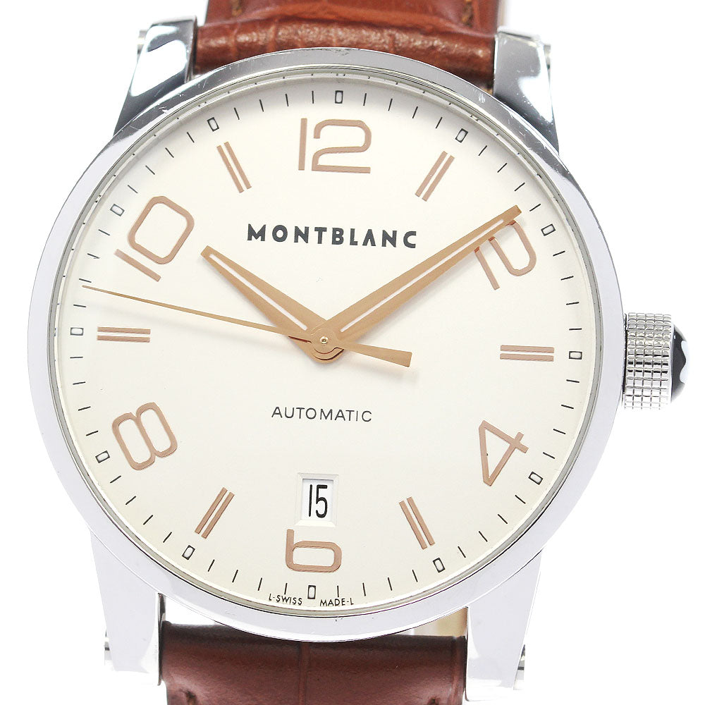 MONTBLANC Time walker 7210 Date beige Dial Automatic Men's Watch_835735