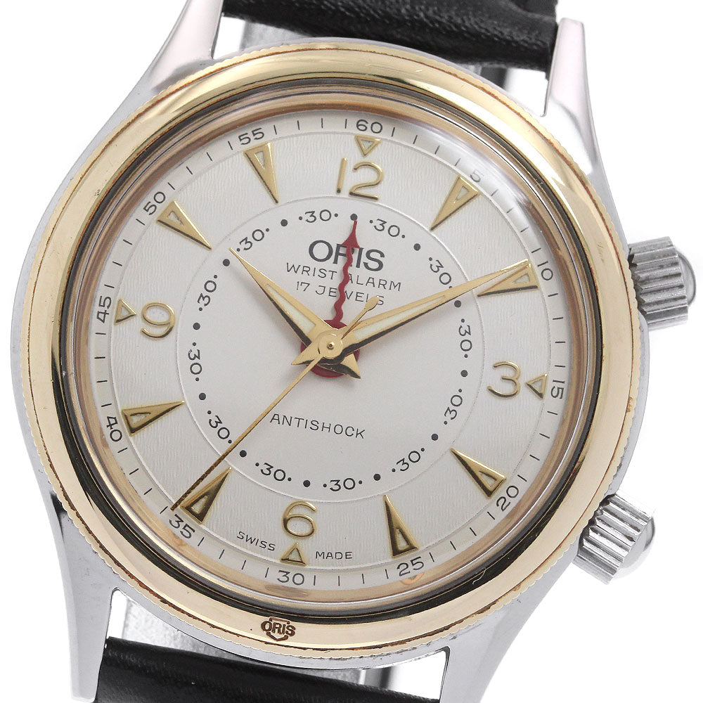 ORIS 7451 Alarm Silver Dial Hand Winding Men's Watch_835736