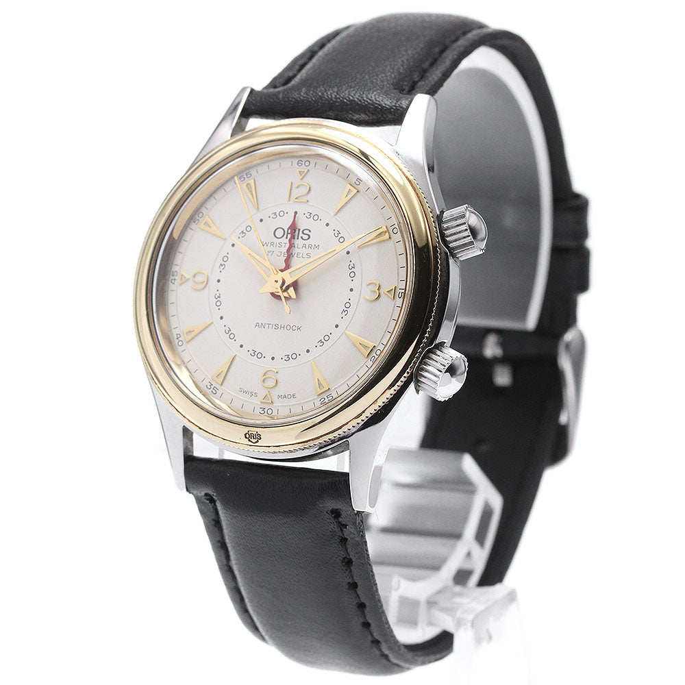 ORIS 7451 Alarm Silver Dial Hand Winding Men's Watch_835736