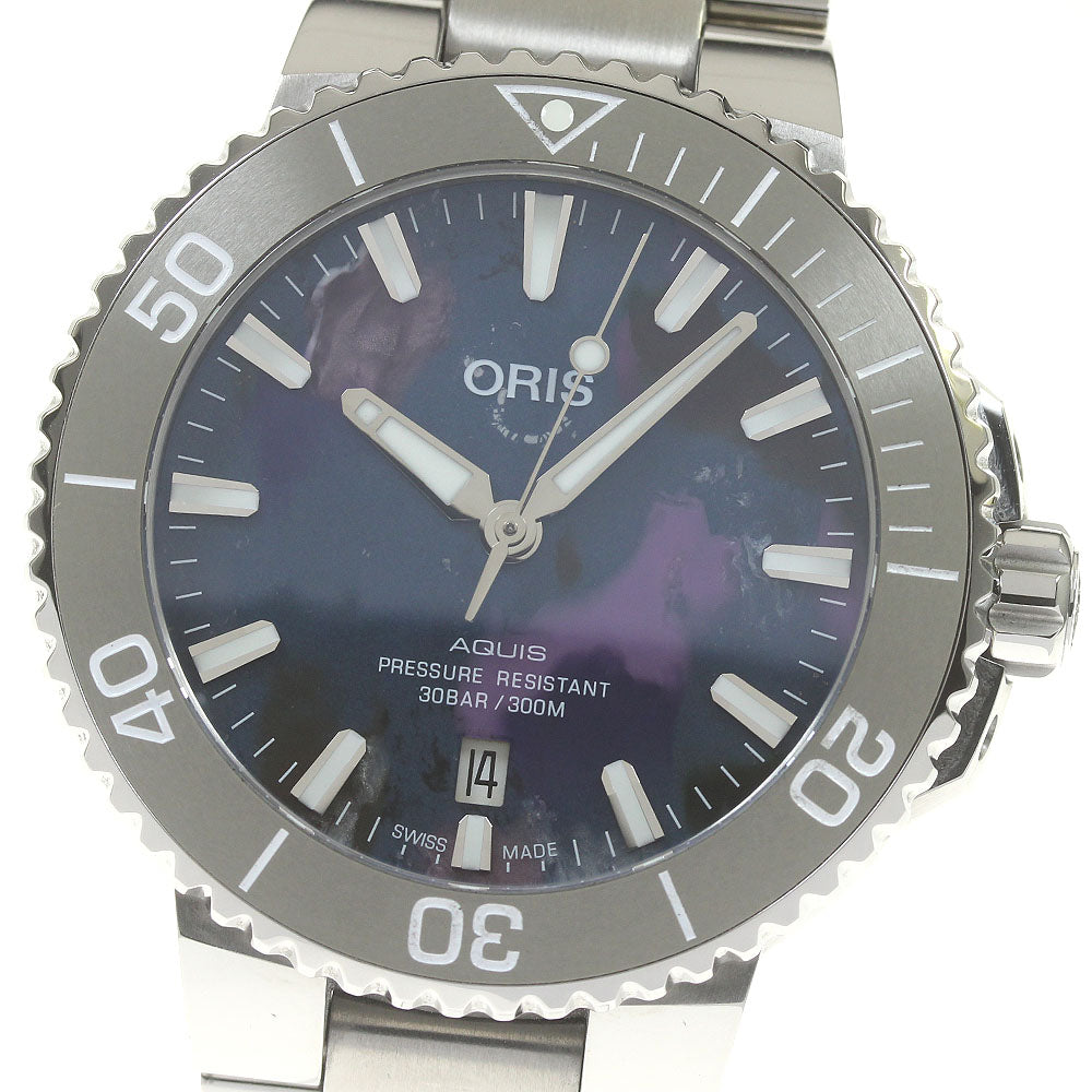 ORIS Aquis 01 733 7766 4150 Date Multi-color Dial Automatic Men's Watch_835739