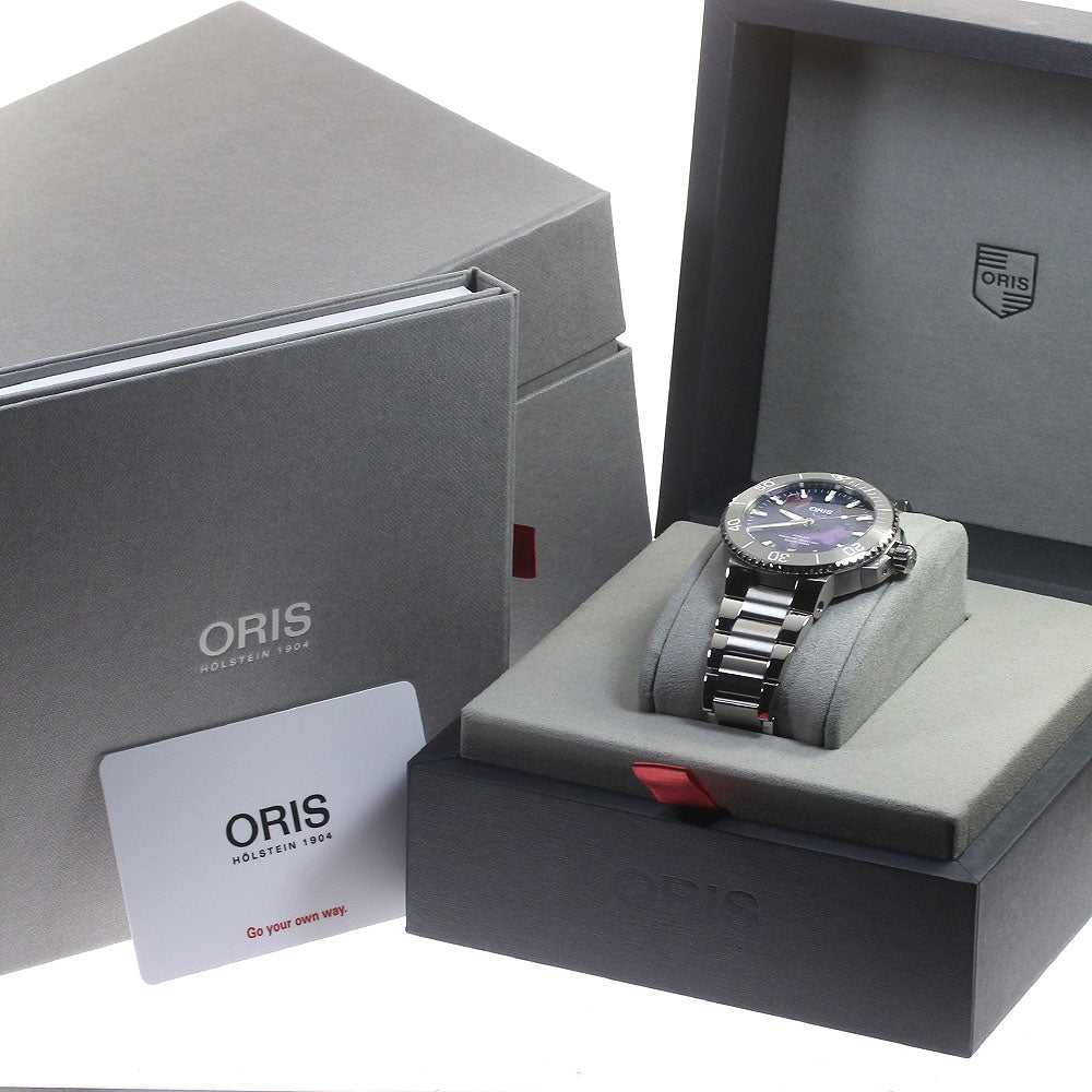 ORIS Aquis 01 733 7766 4150 Date Multi-color Dial Automatic Men's Watch_835739