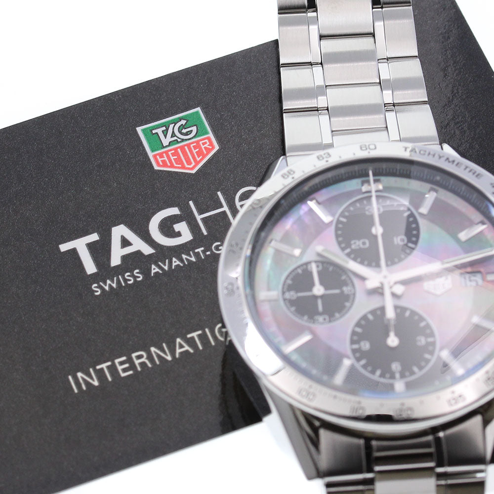 TAG HEUER Carrera Caliber 16 CV201P.BA0794 Chronograph Date Black shell Dial Automatic Men's Watch_835787