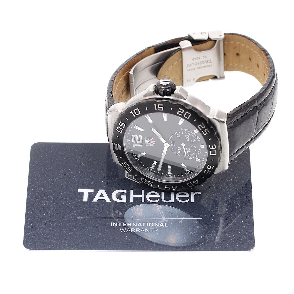 TAG HEUER Formula 1 WAU1110 Date Black Dial Quartz Men's Watch_835897