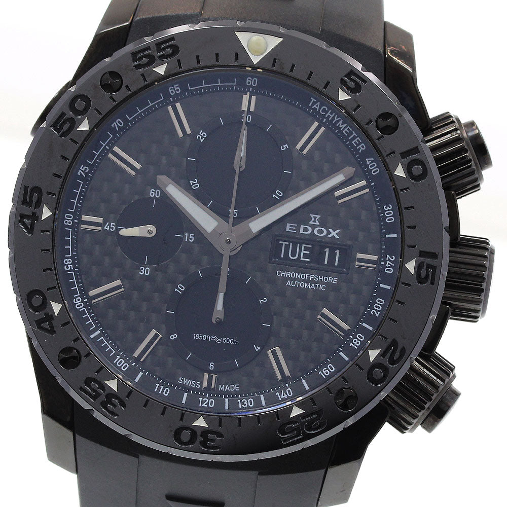 EDOX Class One Chrono Offshore 01114-37N2-NIN3 Day date black Dial Automatic Men's Watch_835904